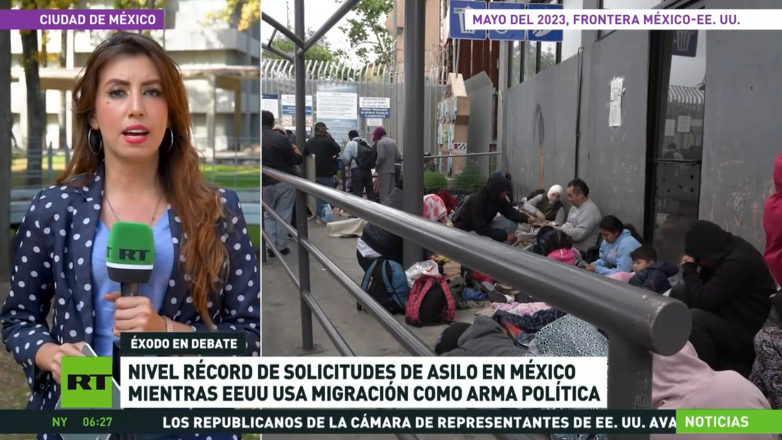 Se registra el récord de solicitudes de asilo en México mientras EE.UU. usa la migración como arma política