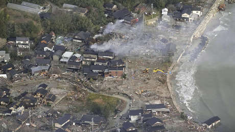 Japón emprende una "carrera contra el tiempo" para rescatar a los supervivientes del terremoto