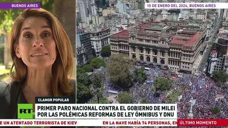 Primer paro nacional contra el Gobierno de Milei por las polémicas reformas de la 'ley ómnibus' y DNU