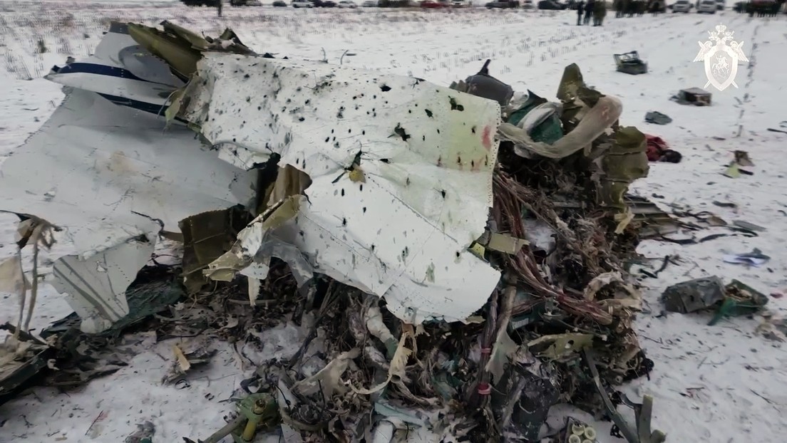 El Comité de Investigación de Rusia revela qué tipo de misil derribó el avión con prisioneros ucranianos