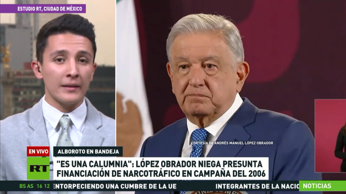 "Es una calumnia": López Obrador niega presunta financiación del narcotráfico en campaña de 2006