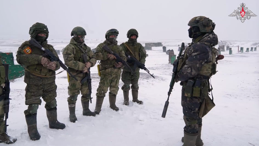 VIDEO: Fuerzas de asalto se entrenan en un polígono de la retaguardia rusa