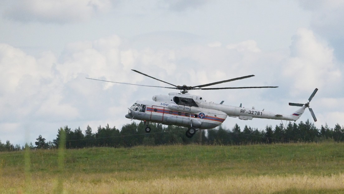 Encuentran restos del helicóptero Mi-8 desaparecido al noroeste de Rusia