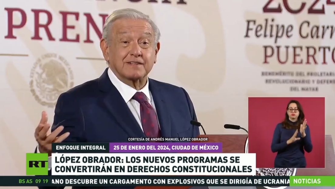 López Obrador envía un paquete de reformas al Congreso para reforzar la "cuarta transformación" en México