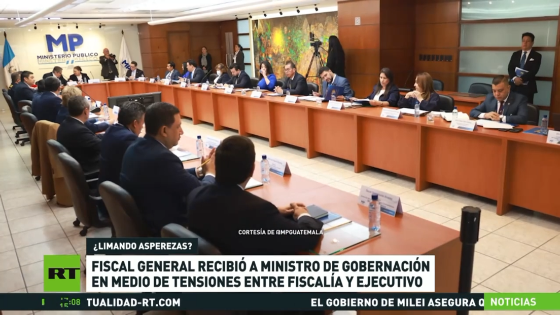 La fiscal general de Guatemala recibe al ministro de Gobernación en medio de tensiones entre la Fiscalía y el Ejecutivo