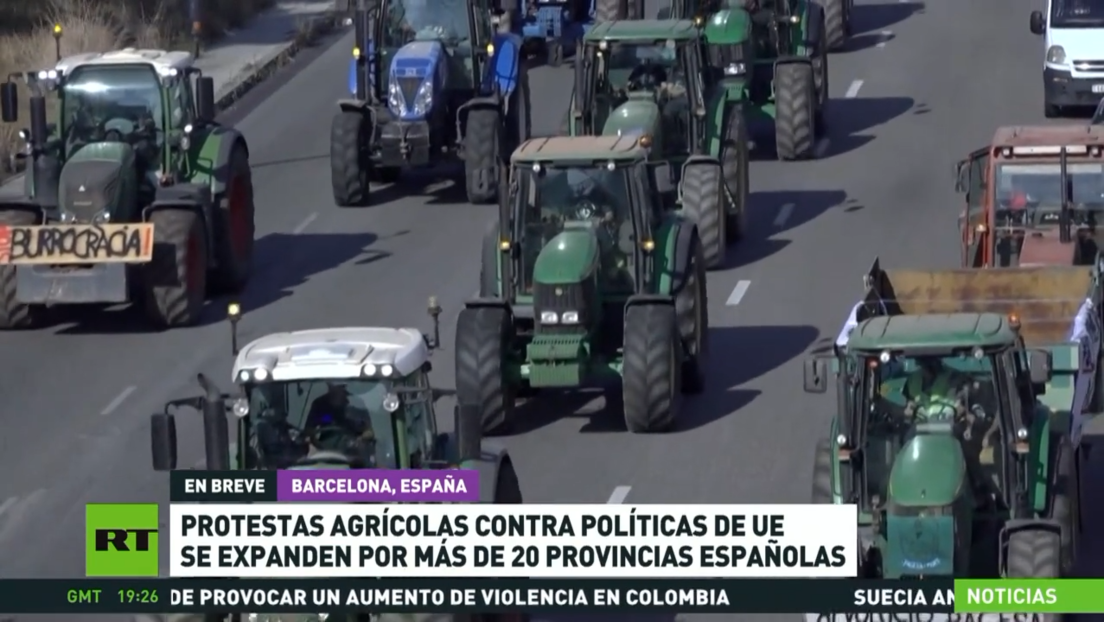 Protestas Agrícolas Contra Políticas De La UE Se Expanden Por Más De 20 ...