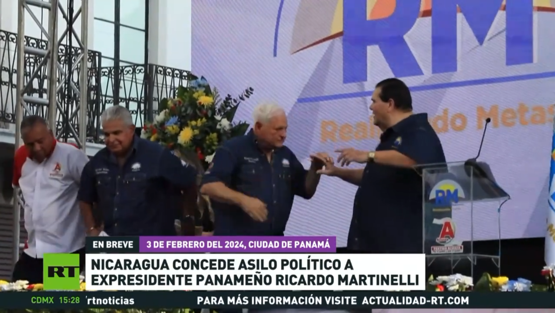 Nicaragua concede asilo político a expresidente panameño Ricardo Martinelli