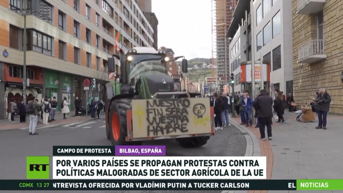 Se propagan por varios países de la UE las protestas contra las malogradas políticas agrícolas