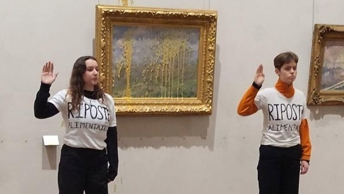 VIDEO: Arrojan sopa sobre un cuadro de Claude Monet en Francia