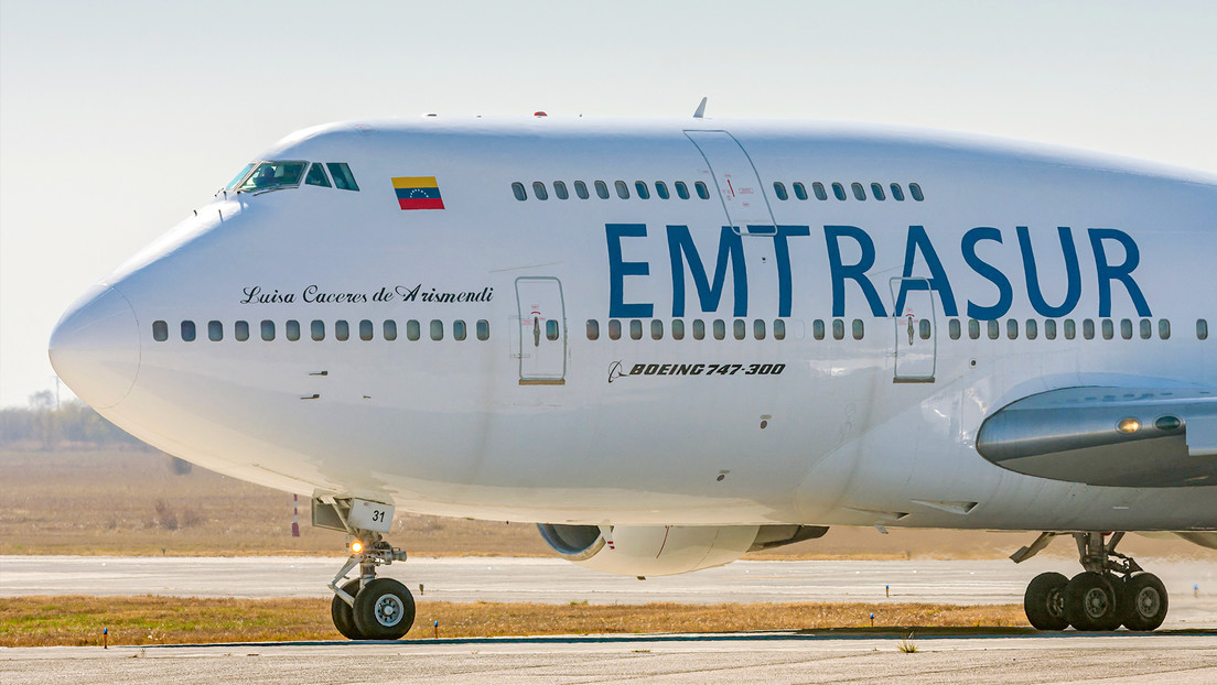 Venezuela rechaza el "robo descarado" del avión de Emtrasur por parte de EE.UU.