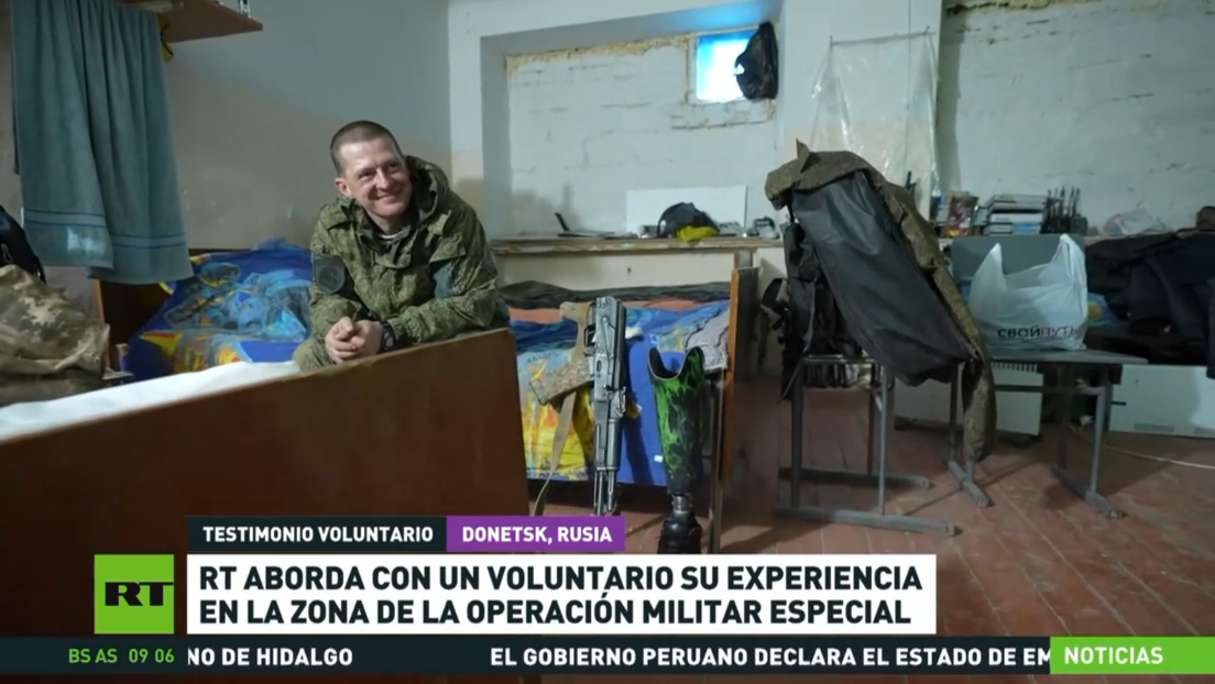 RT aborda con un voluntario su experiencia en la zona de la operación militar especial rusa