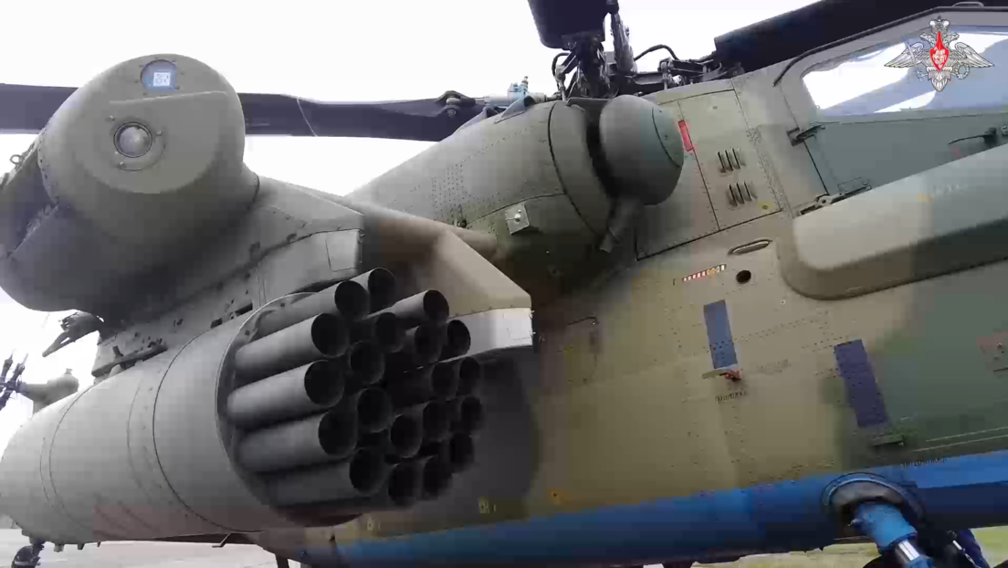 VIDEO: Helicópteros de ataque rusos destruyen puestos de mando ucranianos en la región de Donetsk