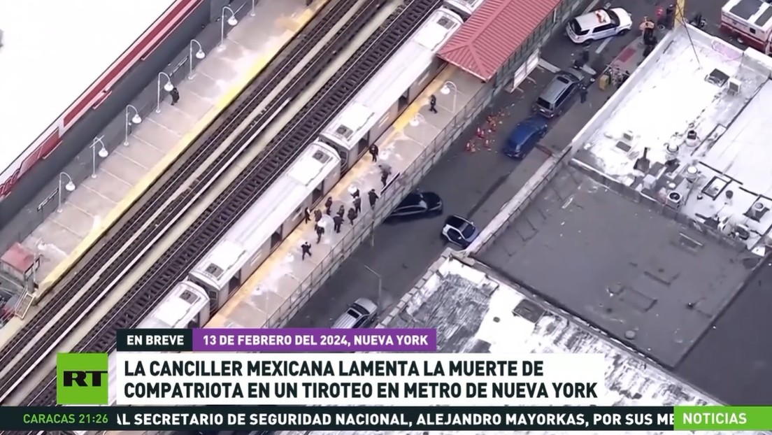 La canciller mexicana lamenta la muerte de un compatriota durante un tiroteo en el metro de Nueva York