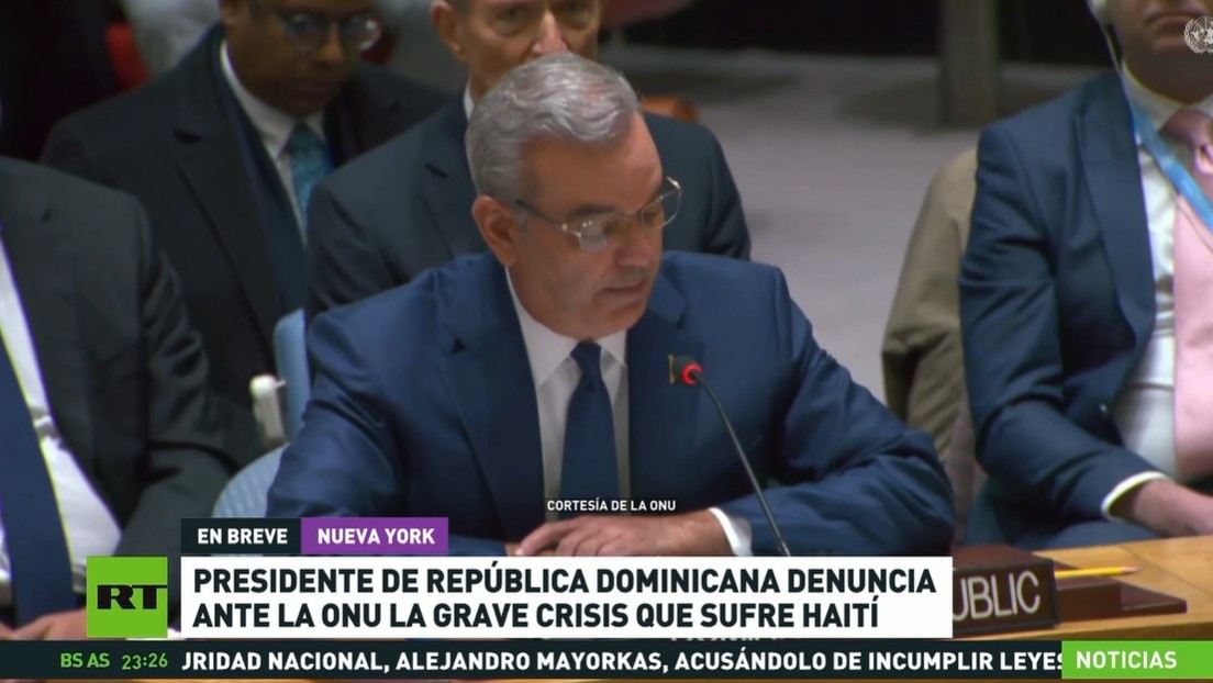 Presidente de República Dominicana denuncia ante la ONU la grave crisis que sufre Haití