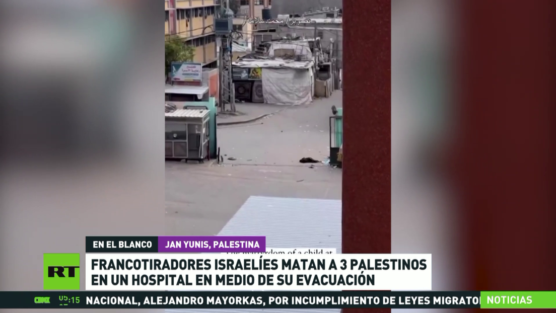 Francotiradores israelíes matan a tres palestinos en un hospital en medio de su evacuación