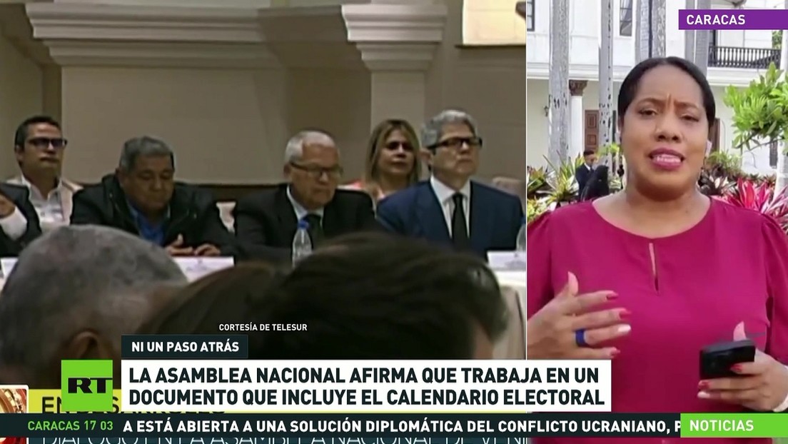La Asamblea Nacional de Venezuela afirma que trabaja en un documento que incluye el calendario electoral