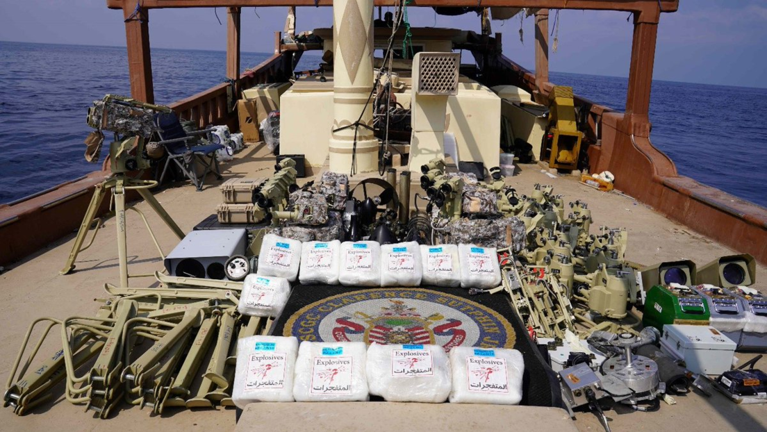 EE.UU. afirma haber interceptado un lote de armas iraníes destinado a los hutíes de Yemen