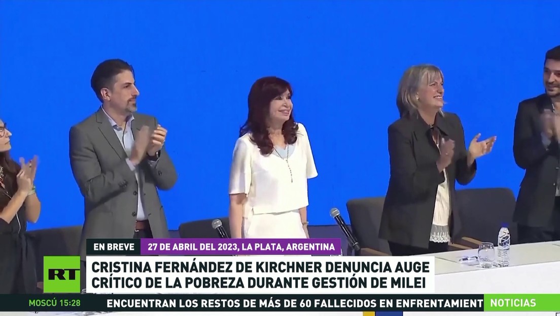 Cristina Kirchner denuncia auge crítico de la pobreza responsabilizando a Macri