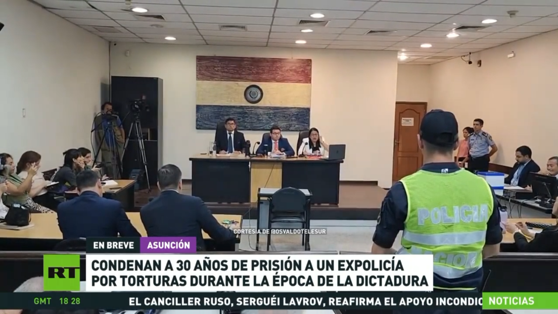 Condenan a 30 años de prisión a un expolicía por torturas durante la dictadura en Paraguay