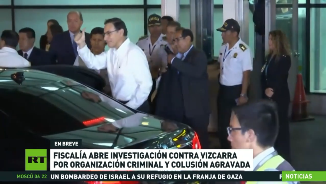 En Perú abren investigación contra Vizcarra por organización criminal y colusión agravada