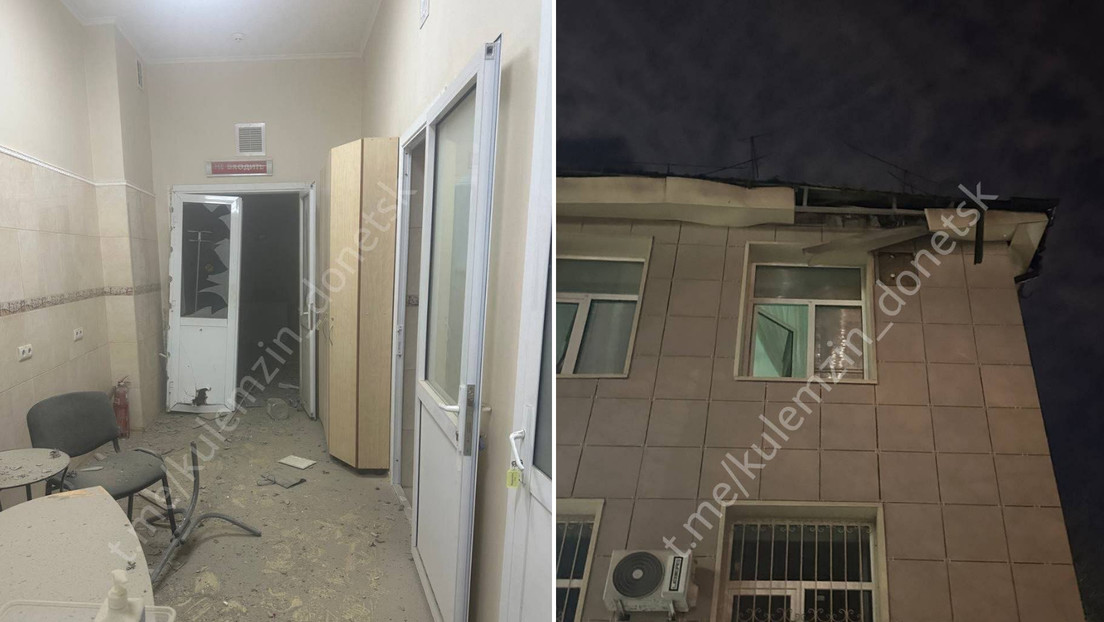 Ucrania bombardea un hospital en Donetsk
