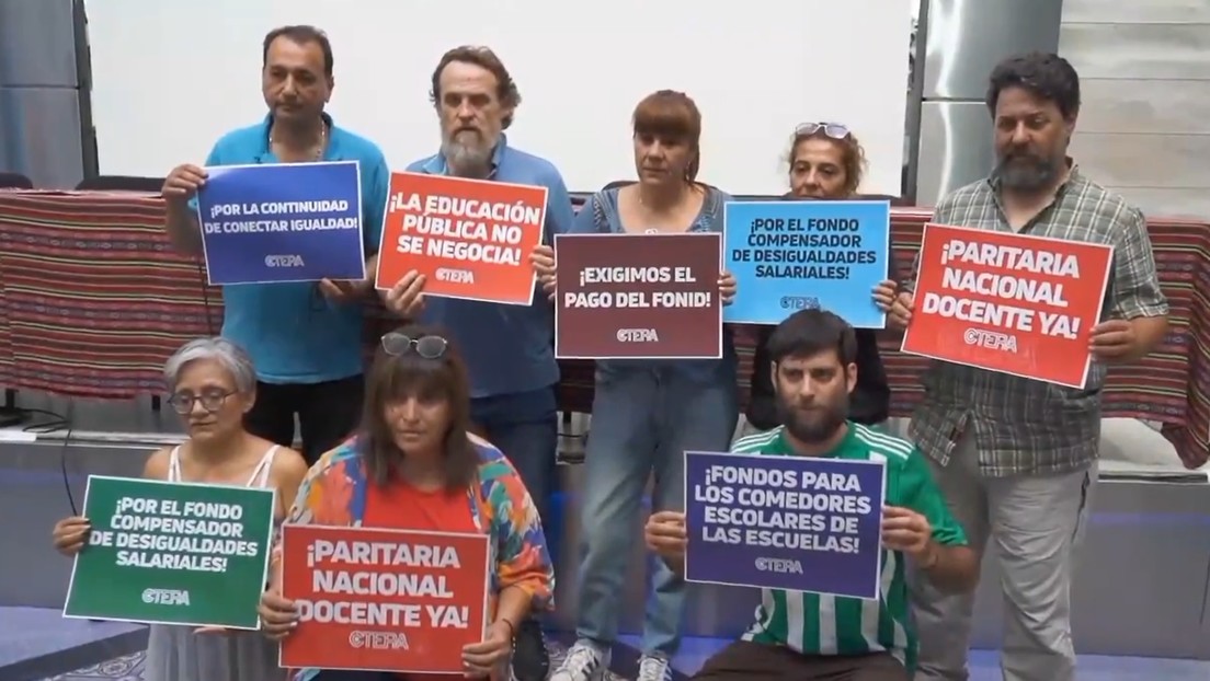 Sindicato de trabajadores de la educación en Argentina anuncia paro general para el próximo lunes