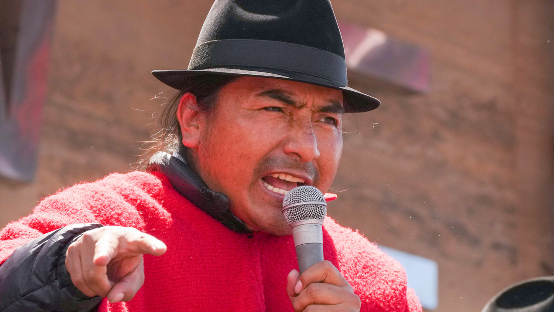 Movimiento indígena da espaldarazo a Leonidas Iza como precandidato presidencial en Ecuador