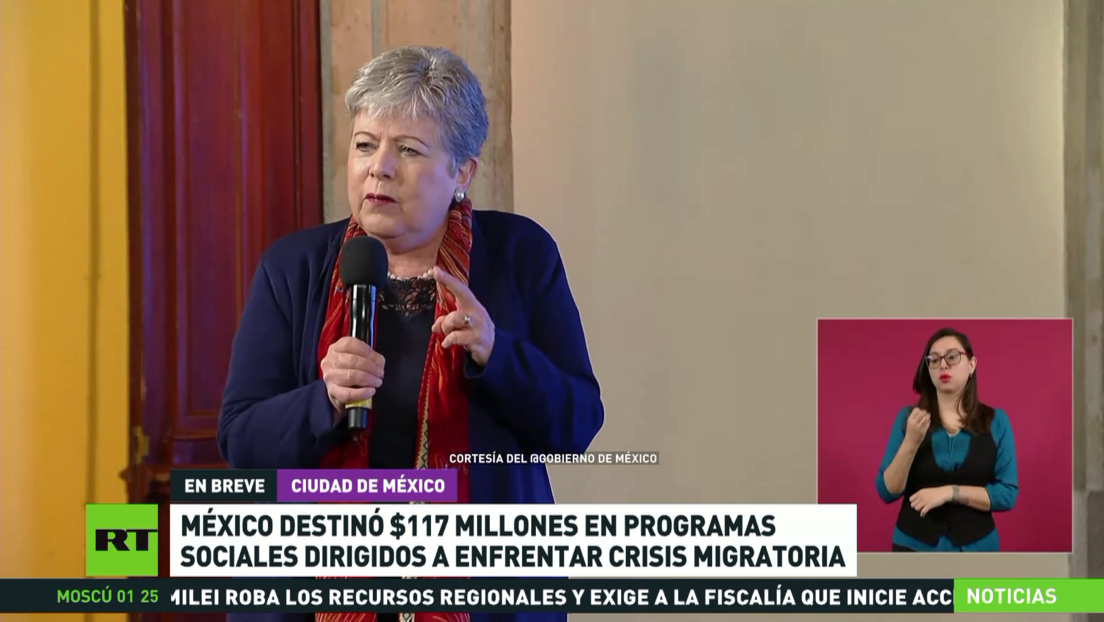 México destinó 117 millones de dólares a programas sociales dirigidos a enfrentar crisis migratoria
