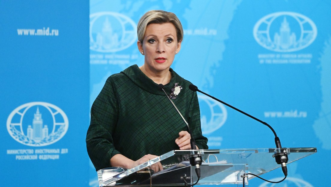 La portavoz del Ministerio de Exteriores de Rusia, María Zajárova