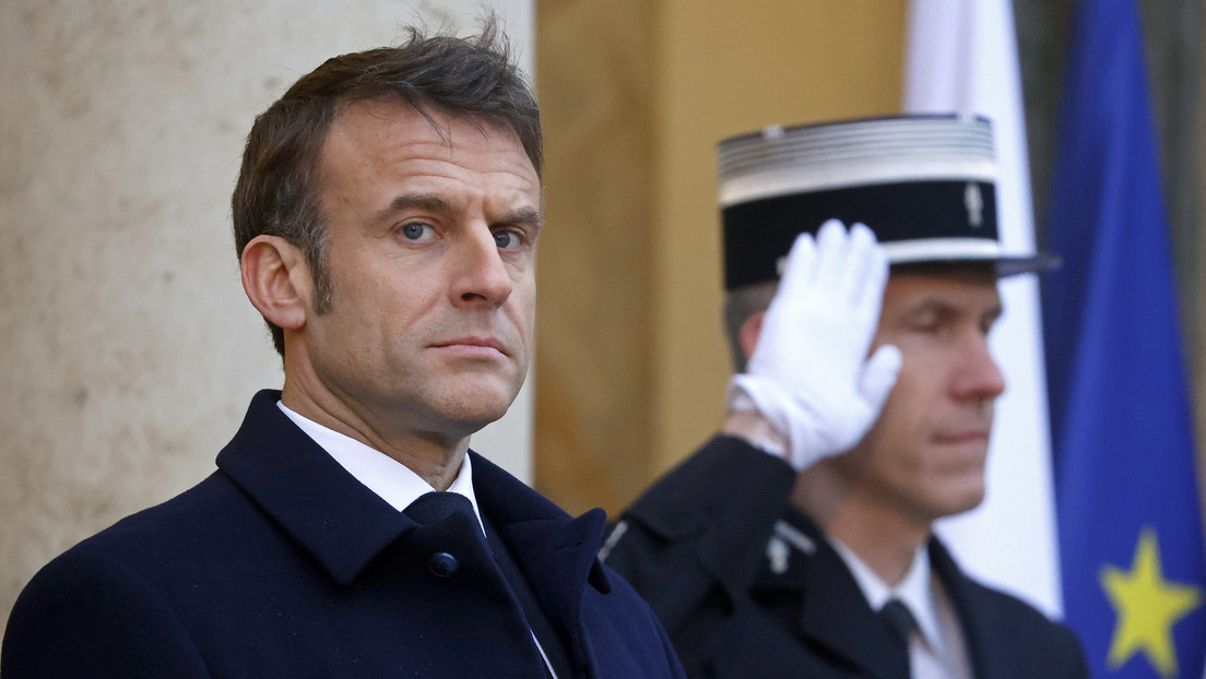 El presidente de Francia, Emanuel Macron