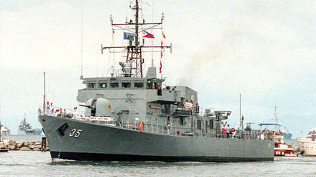 Filipinas despliega un buque de guerra en aguas cercanas al mar de la China Meridional