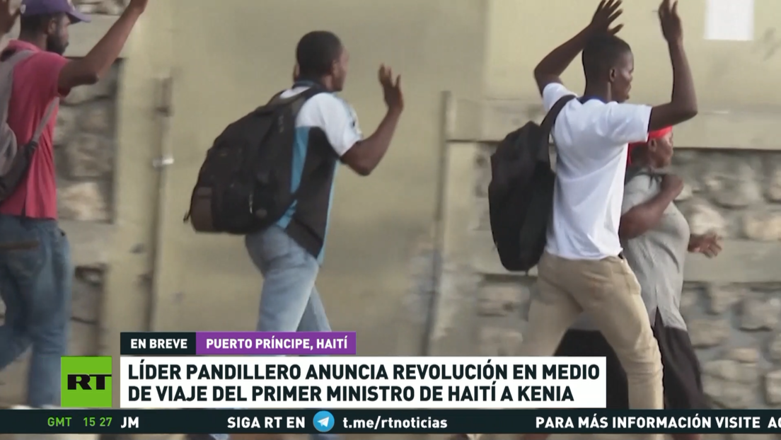 Líder pandillero anuncia revolución en medio del viaje del primer ministro de Haití a Kenia