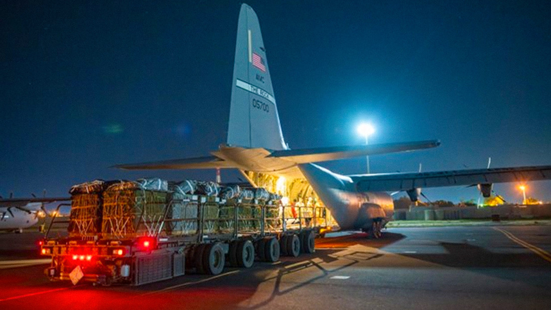 EE.UU. efectúa su primer suministro aéreo de ayuda humanitaria a la Franja de Gaza