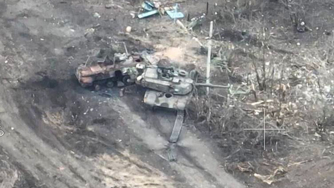 Reportan que otro tanque Abrams fue alcanzado por las fuerzas rusas (VIDEO)
