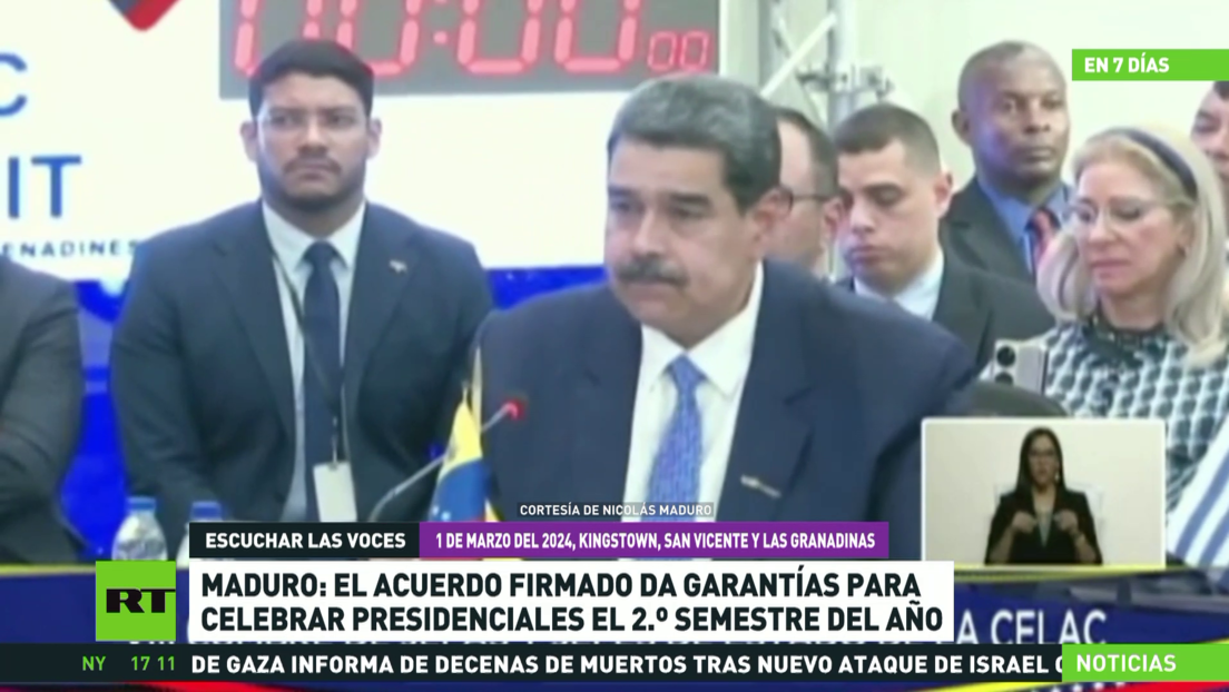 Maduro: El acuerdo firmado da garantías para celebrar elecciones el segundo semestre del año