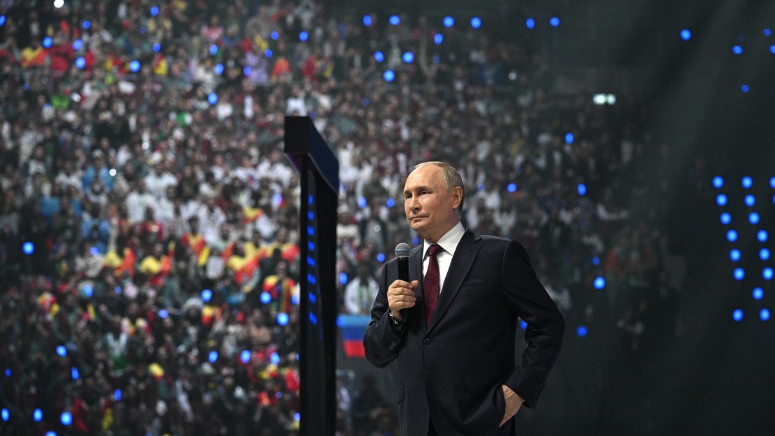 Putin en el Festival de la Juventud: "Toda Rusia es ahora su amiga"