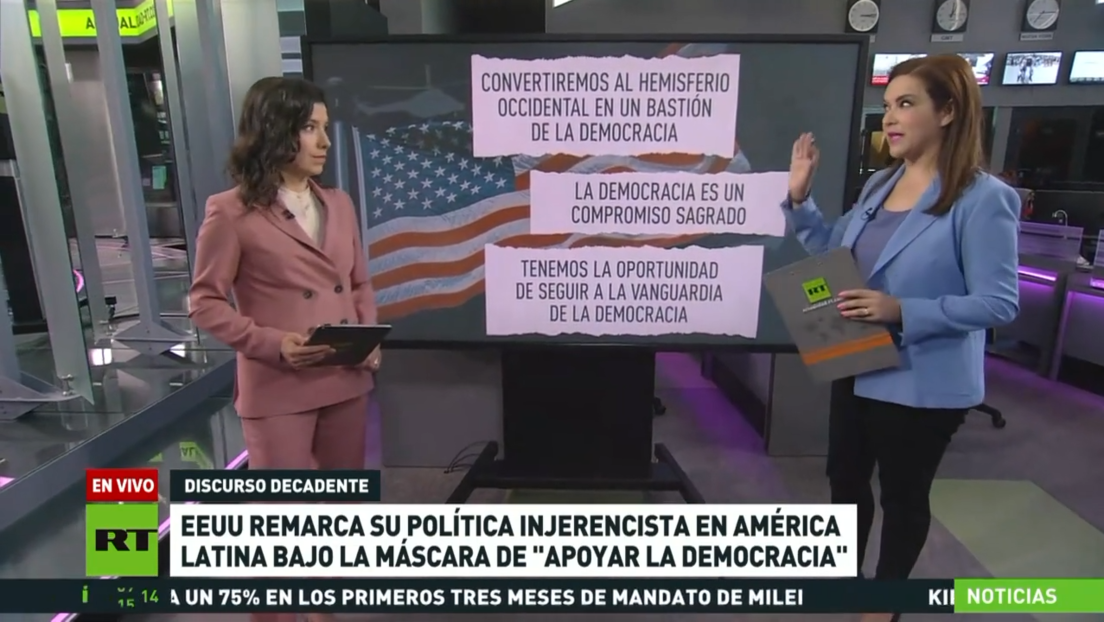 EE.UU. continúa con su política injerencista en América Latina bajo la máscara de "apoyar la democracia"