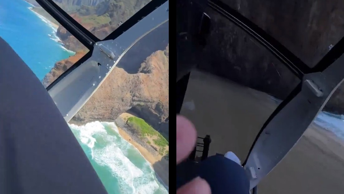 VIDEO: Caída de un helicóptero, vista desde la cabina