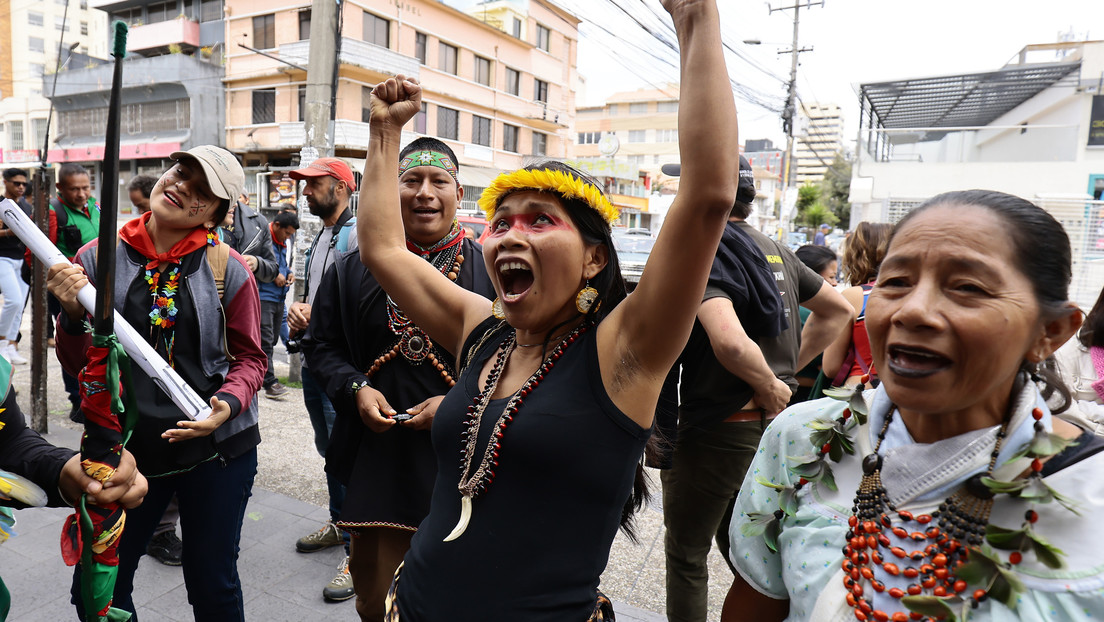 Indígenas de Ecuador denuncian que Noboa viola derecho a consulta previa para afianzar la minería