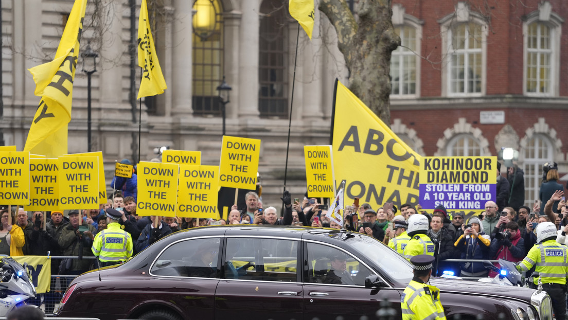 "No es mi rey": Protesta antimonárquica en Londres opaca el Día de la Mancomunidad