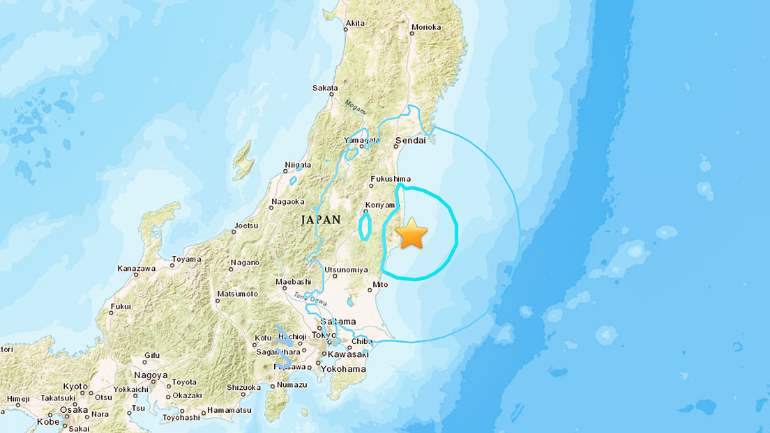 Se registra un terremoto de magnitud 5,8 frente a Fukushima
