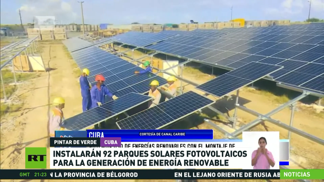 Cuba instalará 92 parques solares fotovoltaicos para la generación de energía renovable
