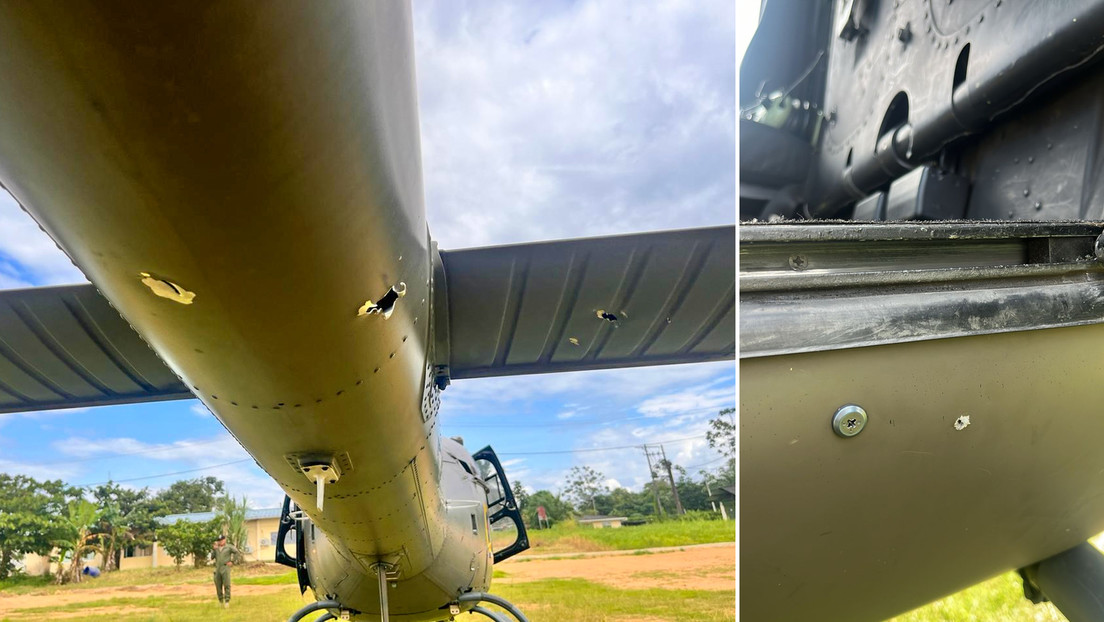 Atacan helicóptero militar de Ecuador en una zona fronteriza con Colombia