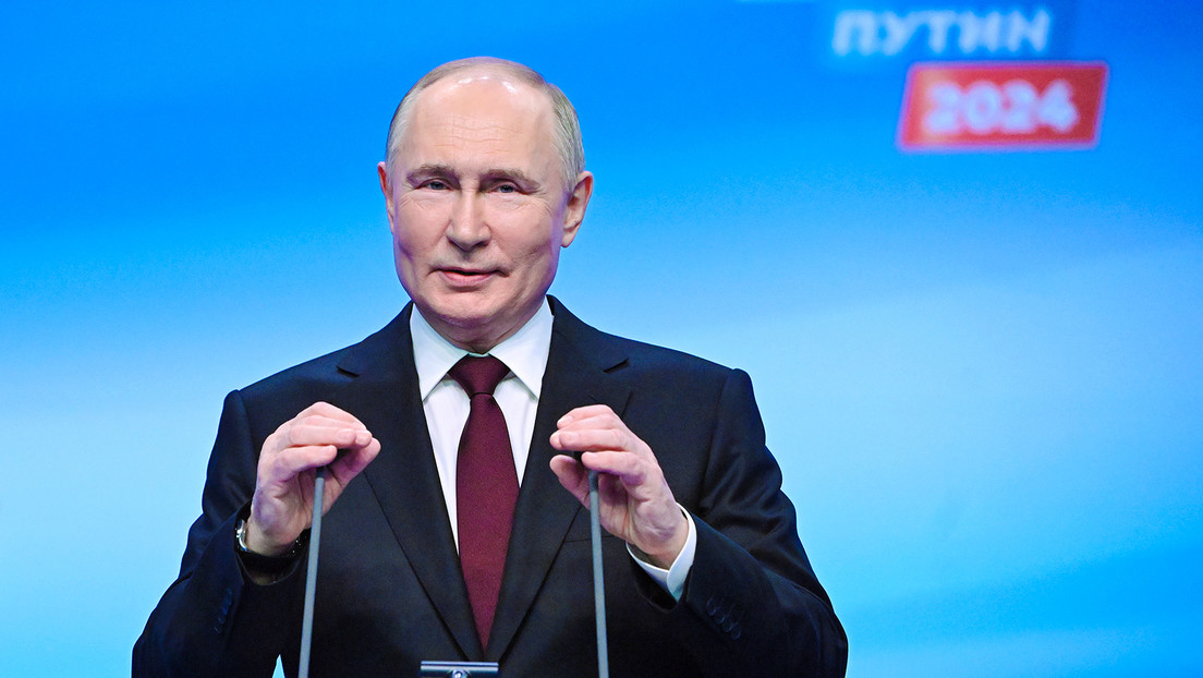 Putin agradece al pueblo ruso por su victoria en las presidenciales