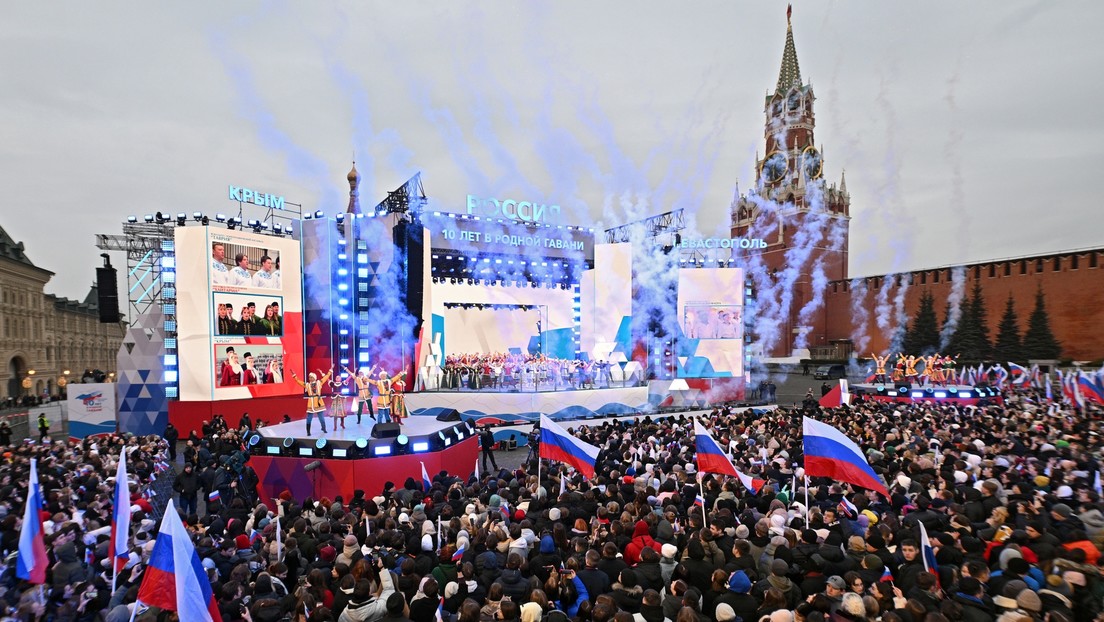 10 años juntos: Rusia festeja la reunificación con Crimea (VIDEO)