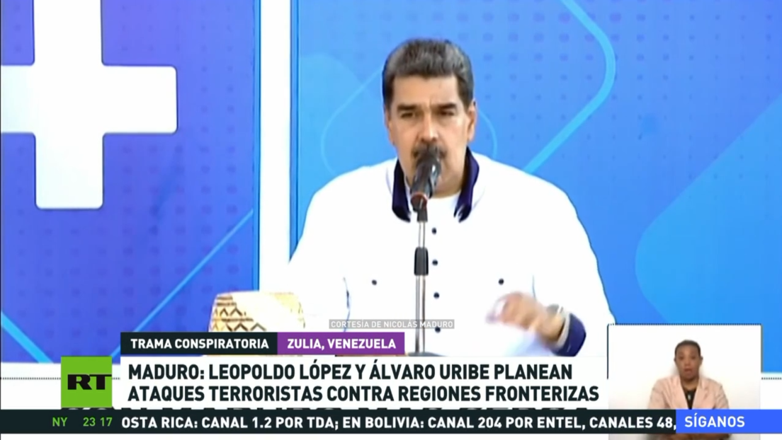 Maduro: "Leopoldo López y Álvaro Uribe planean ataques terroristas contra regiones fronterizas"