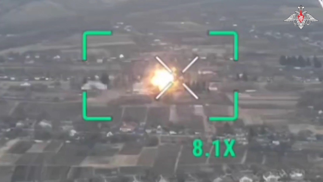 Rusia bombardea un punto de despliegue de saboteadores en Ucrania (VIDEO)