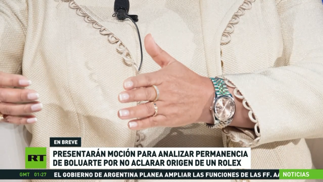 Presentarán moción para analizar la permanencia de Boluarte por no aclarar el origen de un Rolex