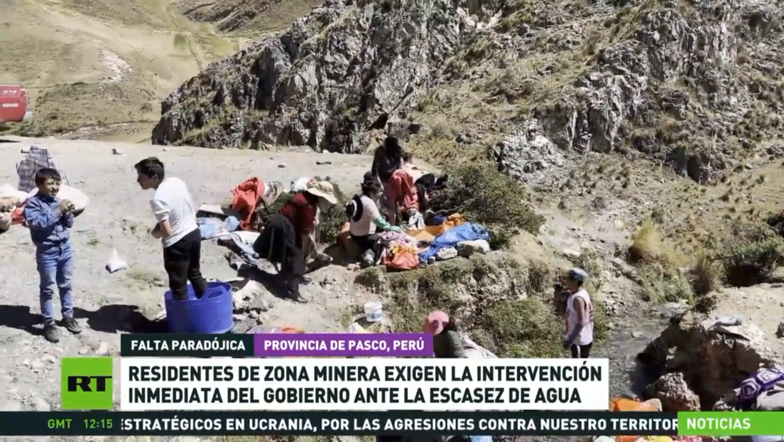 Los habitantes de algunas regiones de Perú exigen la intervención inmediata del Gobierno ante la escasez de agua