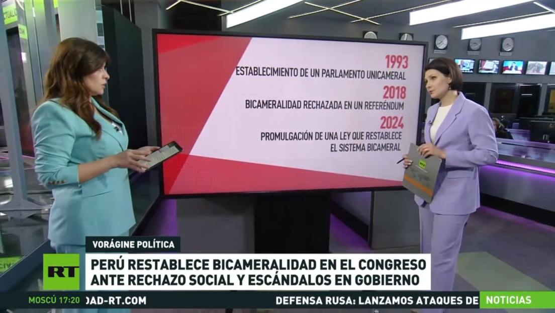 Perú restablece bicameralidad en el Congreso pese rechazo social y escándalos en el Gobierno